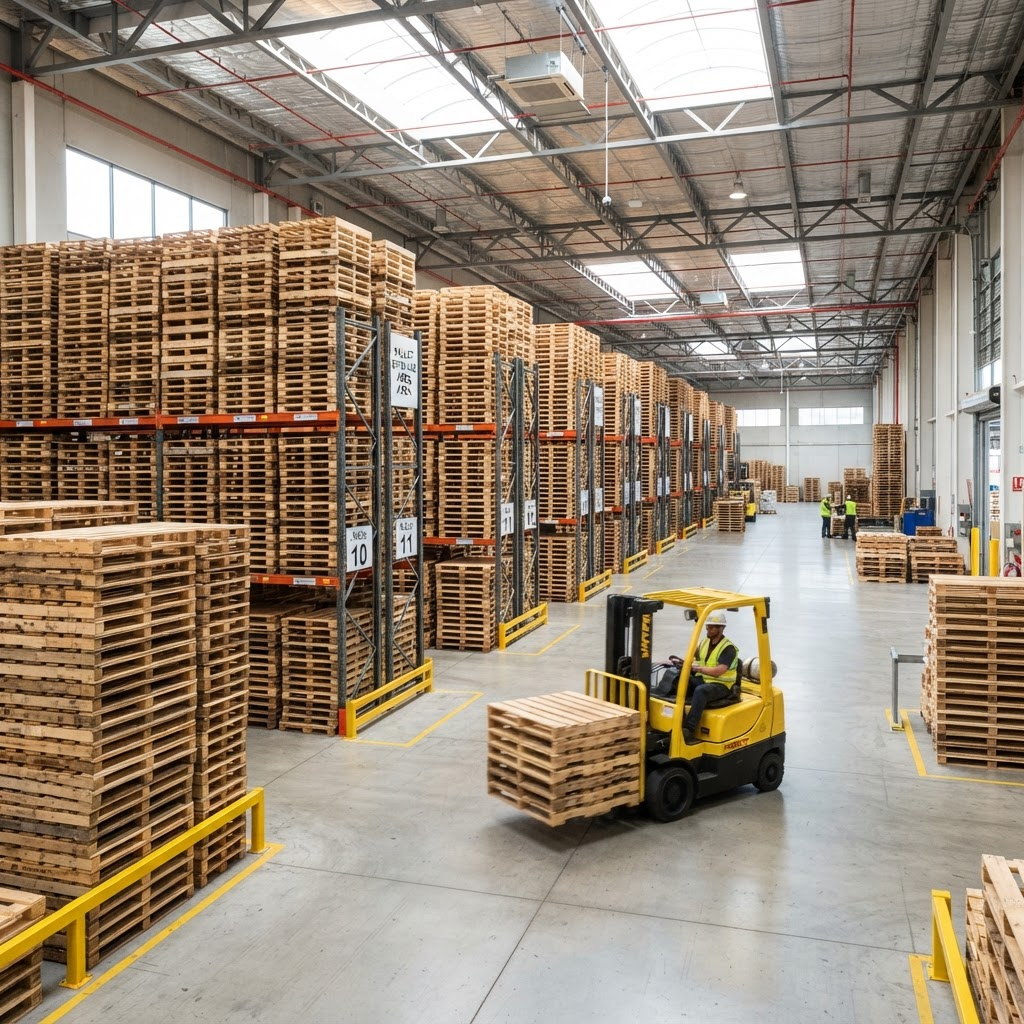 The Pallet Squad pallet logistics warehouse