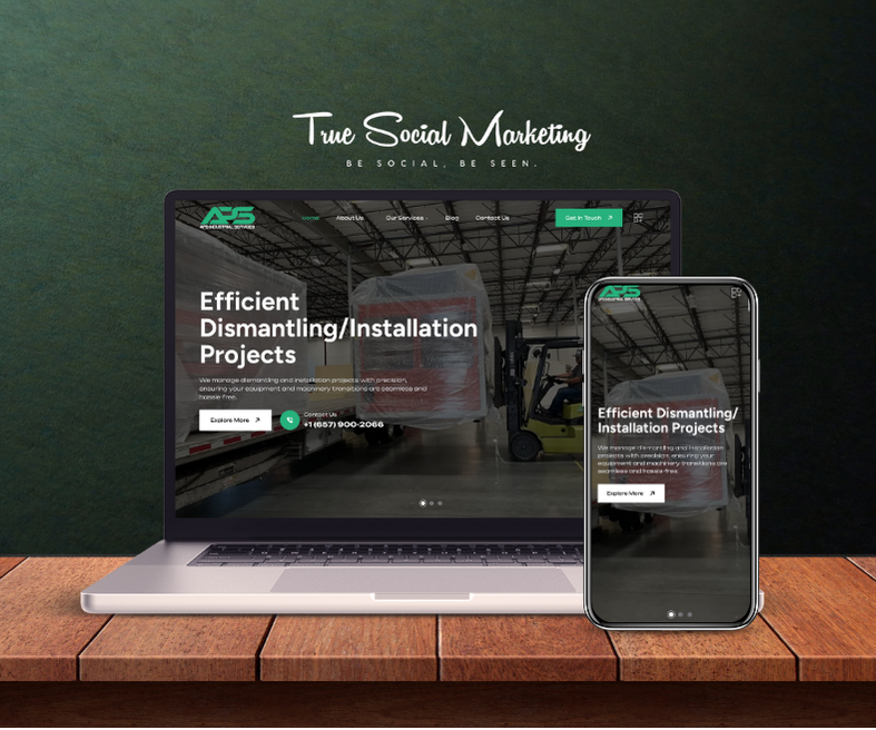 APS Industrial Services website