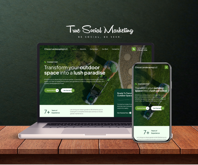Chicos Landscaping website