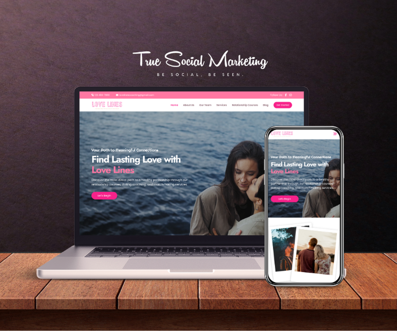 Love Lines website